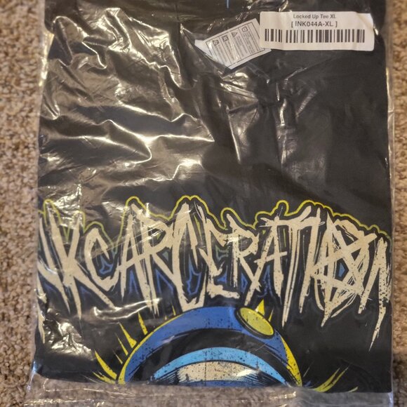 Brand new , sealed bag, inkcarceration 2023 t shirt- size XL - slipknot, pantera - Picture 4 of 5